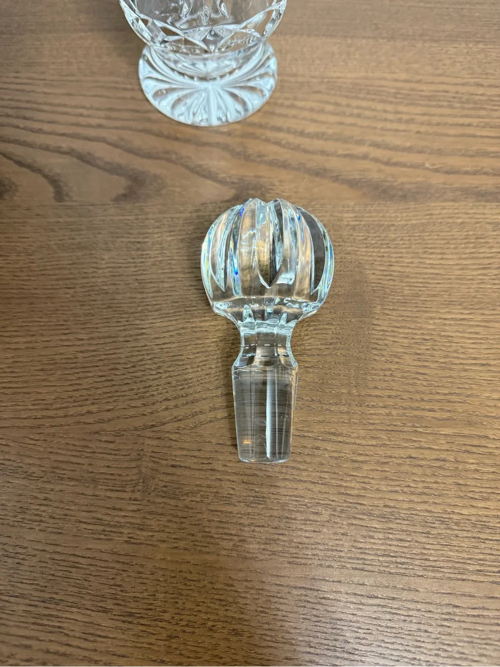 Vintage Waterford Millennium Collection Crystal Decanter